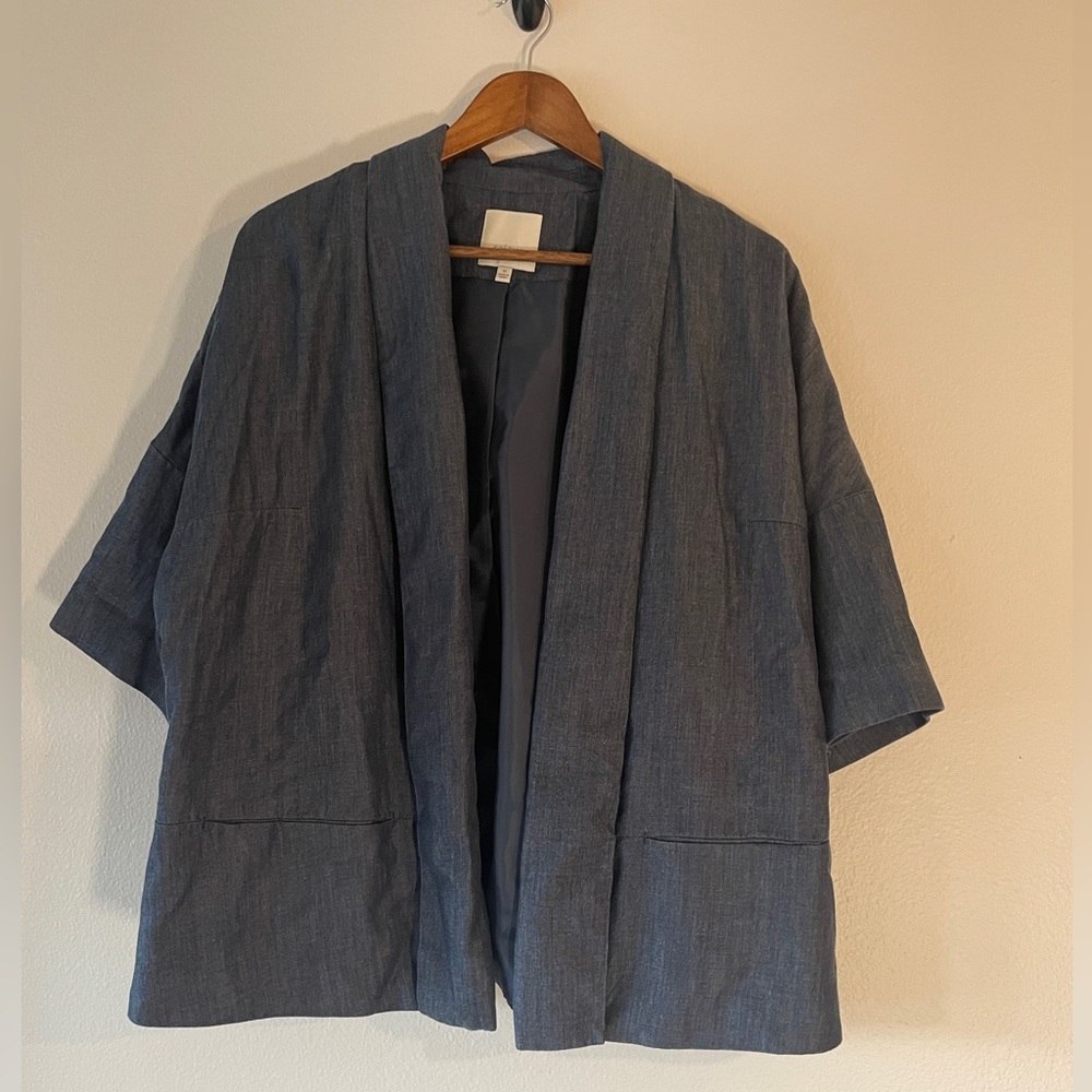 Sejour short sleeve blazer 1x